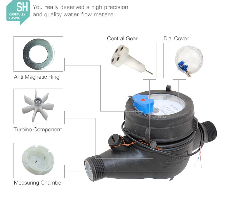 plastic multi jet water meter 10 plastic multi jet water meter 10
