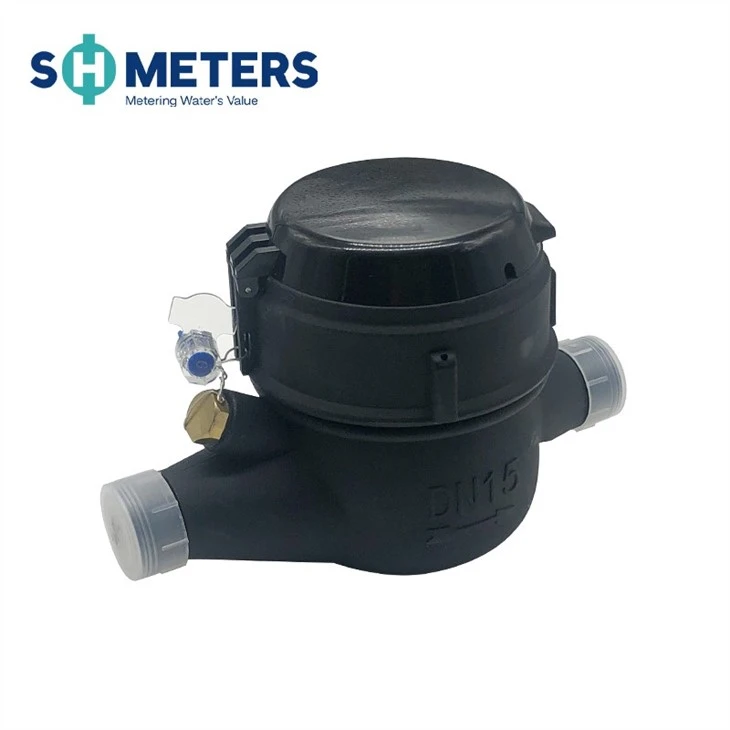 1/2inch~2inch Dry Dial Water Meter Plastic Body Cold Water Meter