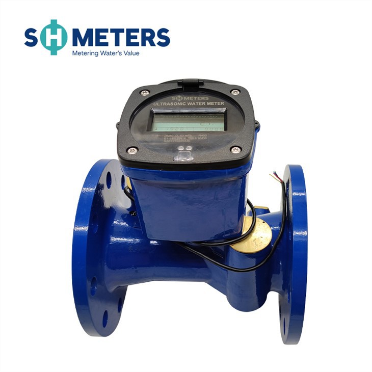 200mm Flange Ultrasonic Water Meters Wireless Display