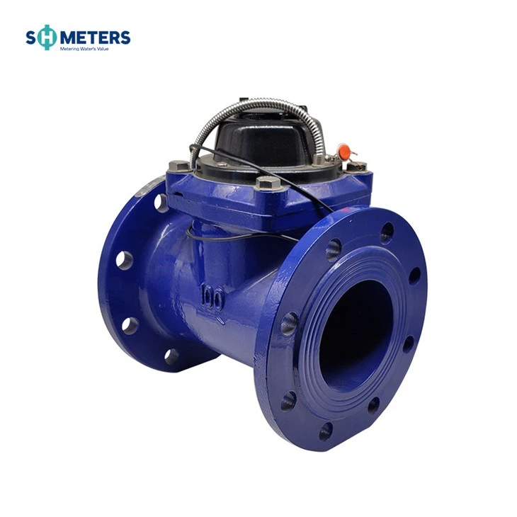 เครื่องวัดการไหล หน้าแปลน Woltman Water Meter เครื่องวัดน้ำขนาดใหญ่
