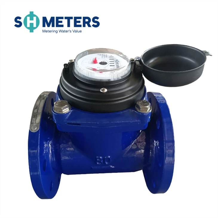 แนวนอน Woltman Bulk Dial เครื่องวัดน้ำเย็นทองเหลือง