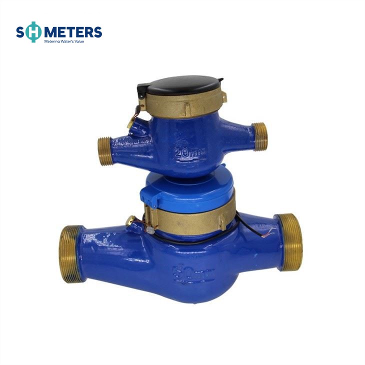 Multi Jet Water Meters Brass Body 1 Inch