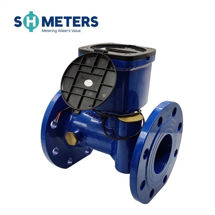 รีโมทไร้สาย Iso 4064 Class B ดิจิตอล 200 มม. หน้าแปลน Ultrasonic Smart Water Meter
