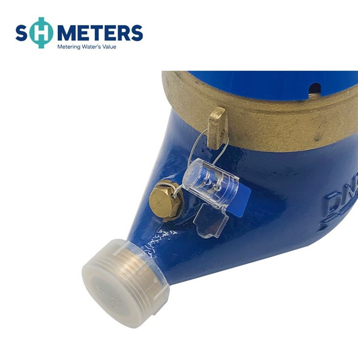 Multi Jet Mechanical Water Meter Brass Body R160 For Residential