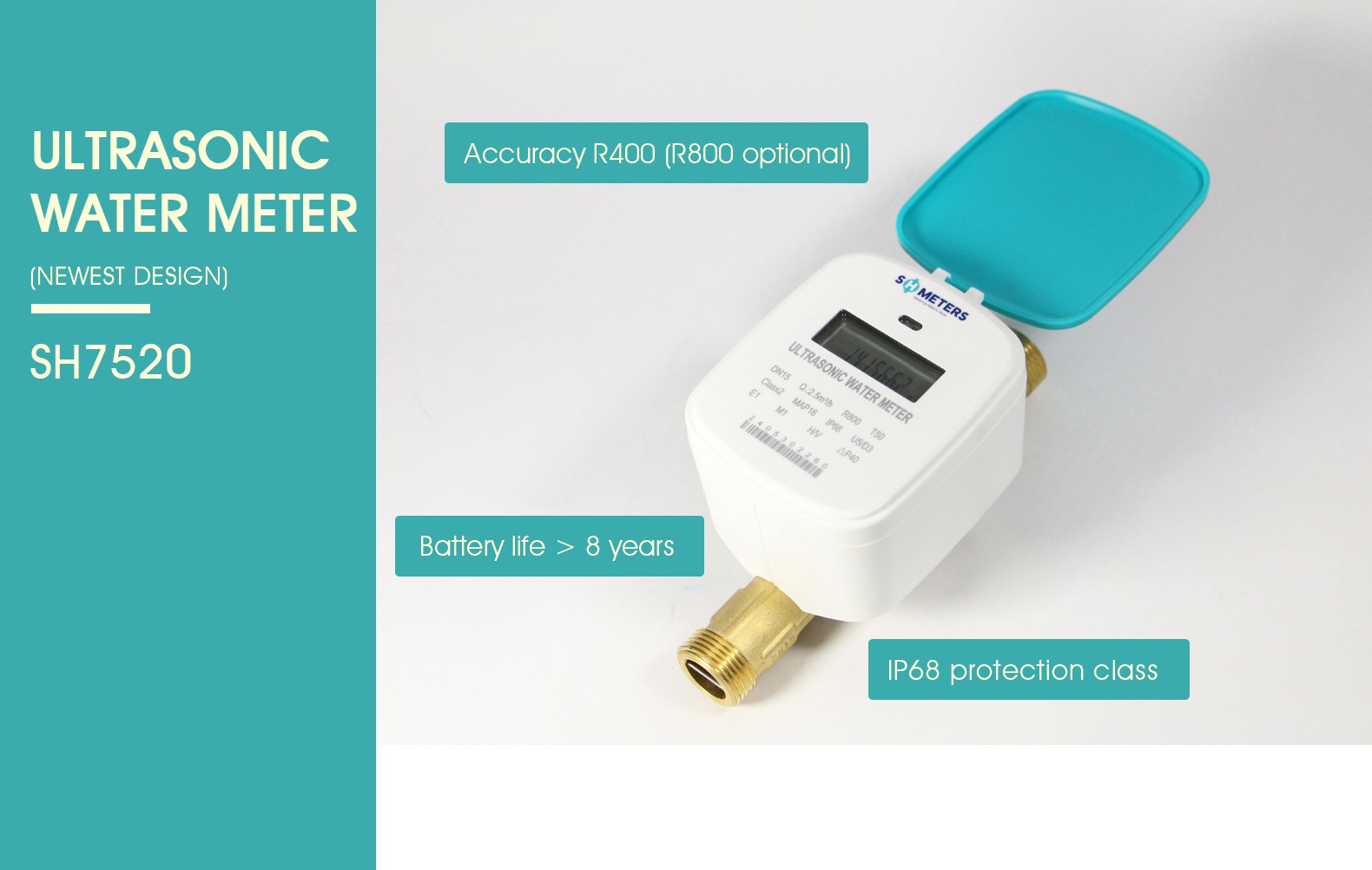 Ultrasonic water meterSH7520 Ultrasonic water meterSH7520